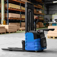 Chariot élévateur à batterie au plomb QMIGA CDD15 CDD20 1,5T 2T, transpalette électrique autoporté, équipement d'entrepôt industriel CE