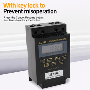 220V Fully Automatic Microcomputer Time Control Street Lamp <strong>Timer</strong> <strong>Switch</strong> Kg316t Intelligent Switching Power Supply - Product Image 3