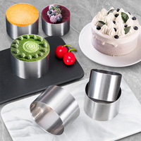 Cercle à pâtisserie professionnel en métal pour mousses, gâteaux, fromages et desserts – Outil de cuisine DIY