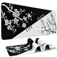 Tapis de souris personnalisable de haute qualité avec base en caoutchouc pour le jeu, impression par sublimation de couleur, design résistant à l'eau pour ordinateur
