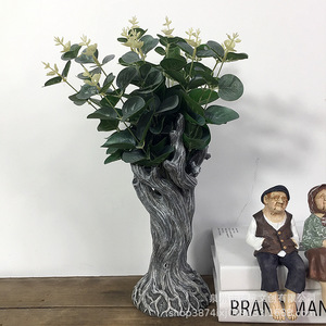 Nuevo Florero de Resina con Diseño de Árbol, Florero Artificial Rústico para Decoración del Hogar, Artesanía para Exhibición en Mesa - Product Image 3