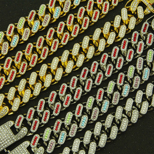 Men's Cool <b>Bracelet</b> Cuban <b>Bracelet</b> <b>Bracelet</b>, Width 21mm - Product Image 3