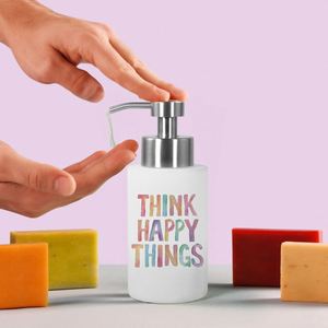 Custom Stock 550Ml Portable Multi-Purpose Travel Printed Logo High Quality Sublimation Stainless Steel <b>Hand</b> Sanitizer Bottle - Product Image 2