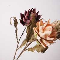 Fleur artificielle en soie QIHAO, style européen, pour mariages, Noël et décorations de Pâques