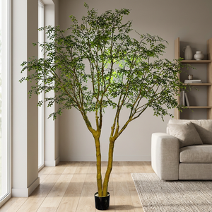Arbre de Gardenia Artificiel 160CM, Plante en Pot pour Décoration Intérieure, Maison, Bureau et Espaces Commerciaux, Personnalisation OEM ODM - Product Image 1