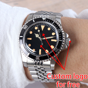 Montre personnalisée avec logo NH35, montre de luxe vintage avec cadran NH35, mouvement automatique mécanique, étanche, en acier inoxydable, pour homme - Product Image 4