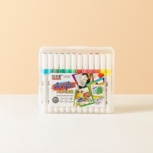 Ensemble <span class=keywords><strong>de</strong></span> stylos marqueurs <span class=keywords><strong>de</strong></span> peinture acrylique à base d'eau OEM personnalisés 24 couleurs feutre <span class=keywords><strong>de</strong></span> <span class=keywords><strong>grande</strong></span> capacité pour étudiants enfants Art DIY - Product Image 1
