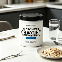 Richtek Vente en gros – Poudre de créatine pure, sans arôme ni saveur, végétalienne, sans OGM, pour compléments nutritionnels sportifs, facilement mélangeable