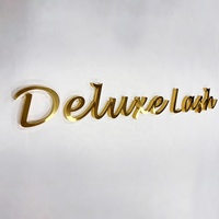 Enseigne murale personnalisée avec logo 3d Enseigne 3d avec lettre en métal en acier inoxydable Enseigne de magasin