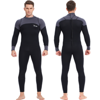 Combinaison de plongée intégrale à manches longues en néoprène, coutures blindées, anti-UV, séchage rapide, pour la plongée en eau froide