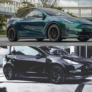 Jupes latérales en fibre de carbone style C pour Model Y 2018-2024 - Product Image 2