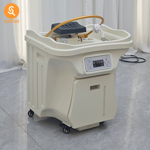 Migliore Poltrona Lavatesta in Ceramica <span class=keywords><strong>con</strong></span> Massaggio, Lavabo per Parrucchieri, in Fibra di Vetro Impermeabile, per Spa, Palestre, Bagni Commerciali ed Esterni - Product Image 5