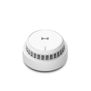 New Arrival Factory Supply Smart Photoelectric Smoke Alarm Detector With 2pcs AA Alkaline Battery Power