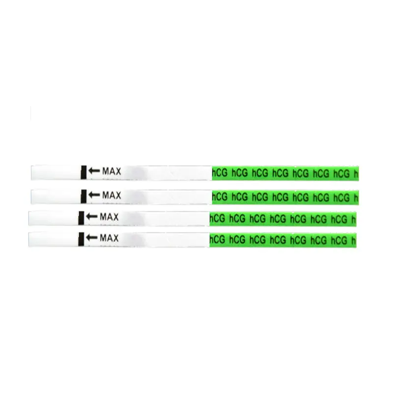 CE ISO expédier bientôt haute précision diagnostic rapide HCG urine test de grossesse bande de cassette midstream