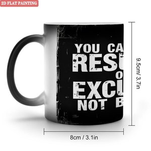 Taza Personalizada con Impresión, Negra Esmerilada, 11 oz, Cerámica, Cambia de Color con el Calor, Taza Mágica - Product Image 1