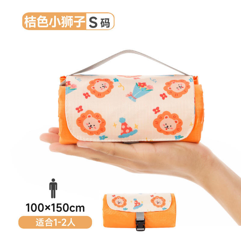 Figurine lion orange 150*100CM