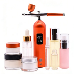 Kit d'aérographe 35 PSI, ensemble <span class=keywords><strong>complet</strong></span>, aérographe à double action pour gâteaux + compresseur pour nail art et art fin, matériaux ABS et cuivre - Product Image 2