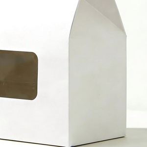 Bolsas de Papel Kraft Blancas Personalizadas con Ventana Transparente y Cierre Autoadhesivo para Aperitivos, Pan, Postres y Artículos Similares - Product Image 2