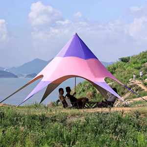 Carpa de Lona Portátil con Protección Solar y Lluvia para 3-4 Personas, Ideal para Campamentos, Salidas de Primavera, Eventos y Actividades Comerciales - Product Image 3