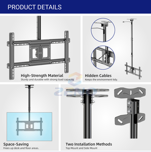 Support mural pour téléviseur à double écran Zeno Wholesale, inclinable et orientable, 32-<span class=keywords><strong>55</strong></span> <span class=keywords><strong>pouces</strong></span>, pour hôtel, bar, projet commercial - Product Image 4