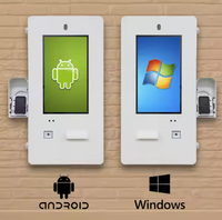 Kiosque en libre-service à écran tactile mural extérieur de 21,5 pouces avec paiement automatique et fonction SDK