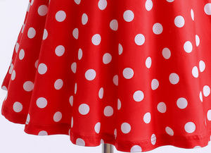 <span class=keywords><strong>Abito</strong></span> da principessa personalizzato per ragazze a pois, Costume da festa di compleanno, Costume da <span class=keywords><strong>Minnie</strong></span> Cosplay per bambini - Product Image 6