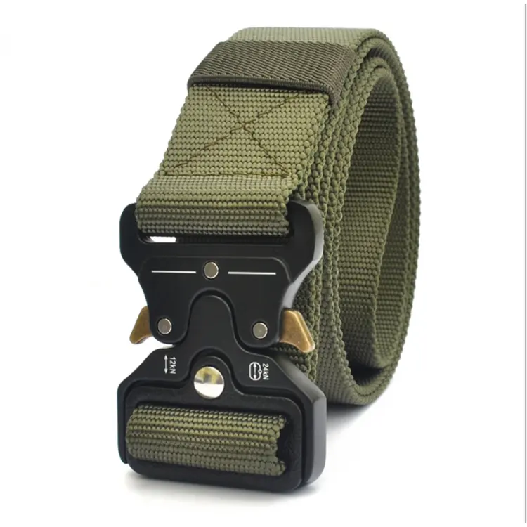 Adjustable Tactical Belt Security Uniform PP Buckle Belt