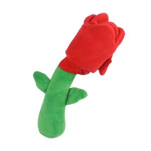 Vendita calda giocattolo di peluche per animali domestici di alta qualità giocattoli striduli per cani durevoli di moda romantica a forma di rosa per animali domestici - Product Image 3