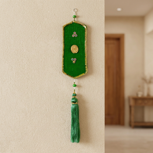 Artificial Traditional Hexagonal Cerulean Green Hanging - Product Image 2