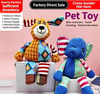 Jouets pour animaux de compagnie Noël 2027 : Jouets bio, jouets à mâcher pour chiens (renard, éléphant), jouets en peluche pour chiens, jouet interactif numérique pour animaux de compagnie, meilleurs jouets pour animaux de compagnie