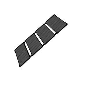 Chargeur solaire pliable 50W avec 3 ports de sortie (USB-A/USB-C/DC), efficacité 23%, noir/camouflage pour le camping, la randonnée, les camping-cars et les activités de plein air - Product Image 1