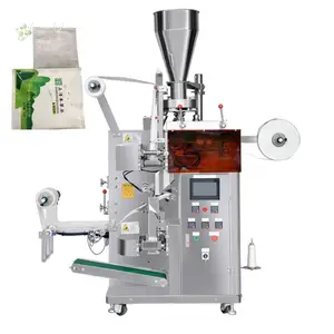Полностью автоматическая упаковочная машина для чайных листьев для малого бизнеса, упаковочная машина для внутренних и внешних пакетов и пакетиков с веревкой и биркой