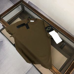 <span class=keywords><strong>Camiseta</strong></span> de <span class=keywords><strong>hombre</strong></span> <span class=keywords><strong>Stone</strong></span> Compass Patch Printed <span class=keywords><strong>Island</strong></span> de manga corta y cuello redondo, estilo streetwear de moda de verano, con lavado vintage y tejido de alto gramaje - Product Image 4