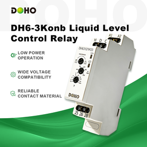 Relé de Control de Nivel de Líquido Multifunción Sellado en Miniatura de Baja Potencia Serie <span class=keywords><strong>DOHO</strong></span> DH6-3Konb Modular 24V 220V AC/DC 5A SPDT - Product Image 1