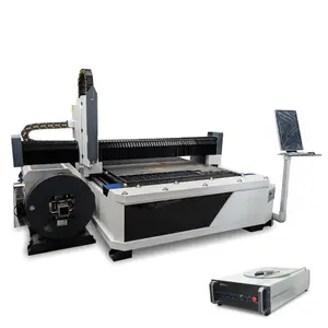 1500*3000mm Fiber lazer plaka ve tüp All-in-one makinesi, CNC Metal kesici makinesi 1000w 2000w3000w 6000w