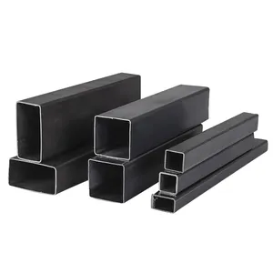 Welded Carbon Square Steel Pipe Hollow Rectangular Application SABS Certified Q215 Grade for Boiler Piping