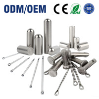Pin Pengunci Bola DIN 71803 Baja Tahan Karat Sambungan Sudut Lepas Cepat Berbahu Diameter Kepala 22mm Sekrup Stud