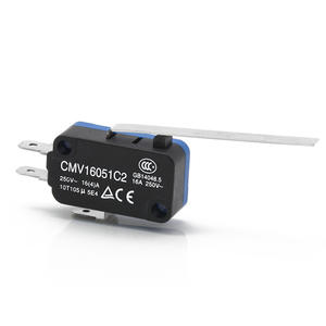 Micro-interrupteur à déclenchement automatique CMV16051C2 de CNTD Changde Electric, 16A avec poignée longue, borne de type 187 - Product Image 1