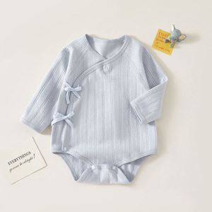 Mono de Bebé de Manga Larga con Cierre, Colores Sólidos, Ropa de Dormir Neutral para Bebé, Mono de Bambú y Elastano para Bebé - Product Image 3