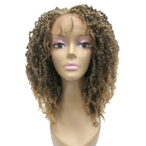 Nouveautés Perruques synthétiques de haute qualité en fibre résistante à la chaleur, style dreadlocks néerlandaises, pour femme noire, <span class=keywords><strong>perruque</strong></span> transparente sans nœuds, torsades printanières, avec devant transparent - Product Image 1
