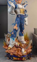 Statue en résine personnalisée de personnage d'anime Dragon Ball, Goku et Vegeta grandeur nature, sculpture en fibre de verre, célèbre au Japon