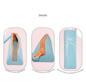Hot Sale Customizable Waterproof Silicone Pencil <b>Case</b> Travel <b>Makeup</b> Bag for Storage - Product Image 5