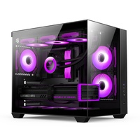 AntarcChill - Caja de Ordenador de Diseño Nuevo, Gabinete para CPU, Carcasa de Escritorio, Chasis ATX, Torres para Ordenadores de Juegos
