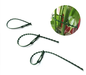 Ataduras de Plástico Flexibles Ajustables de 40 cm para Plantas, Cuerda de Soporte para Plantas Trepadoras, Jardinería - Product Image 1