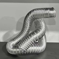Machine de formage de spirale automatique flexible de conduit d'air en aluminium HVAC Machine de formage de tubes ronds