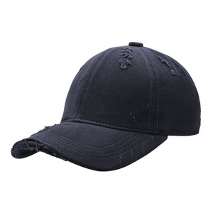 Cappellino da papà Youngsoul BSCI, prodotto da un'azienda certificata, vintage, sportivo, a 6 pannelli, in denim distressed, tinta unita, non strutturato, unisex, colore oro comune. - Product Image 2