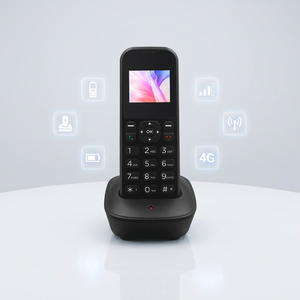 Téléphone fixe <span class=keywords><strong>sans</strong></span> <span class=keywords><strong>fil</strong></span> 4G LTE CDMA JIMI pour bureau, double cœur, WiFi+BT+FM, 1 carte SIM, compatible anglais/français/allemand/espagnol - Product Image 2