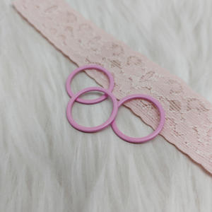 2.1cm rose couleur joint torique curseur et anneaux pour sous-vêtements accessoires sangle réglable curseur crochet pour soutien-gorge 10mm 15mm - Product Image 5