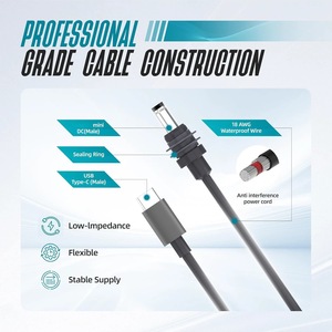Câble d'alimentation Starlink Mini Type C vers DC 3m/5m 18AWG, câble de charge étanche 12V-24V, cordon USB C portable <span class=keywords><strong>pour</strong></span> camping-car, camping, extérieur - Product Image 2