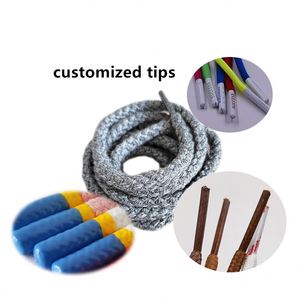 Cordón Redondo de Algodón Trenzado Personalizado para Cordones de Sudadera con Acabado Metálico y Patrón Brillante para Bolsos y Cordones de Zapatos - Product Image 3